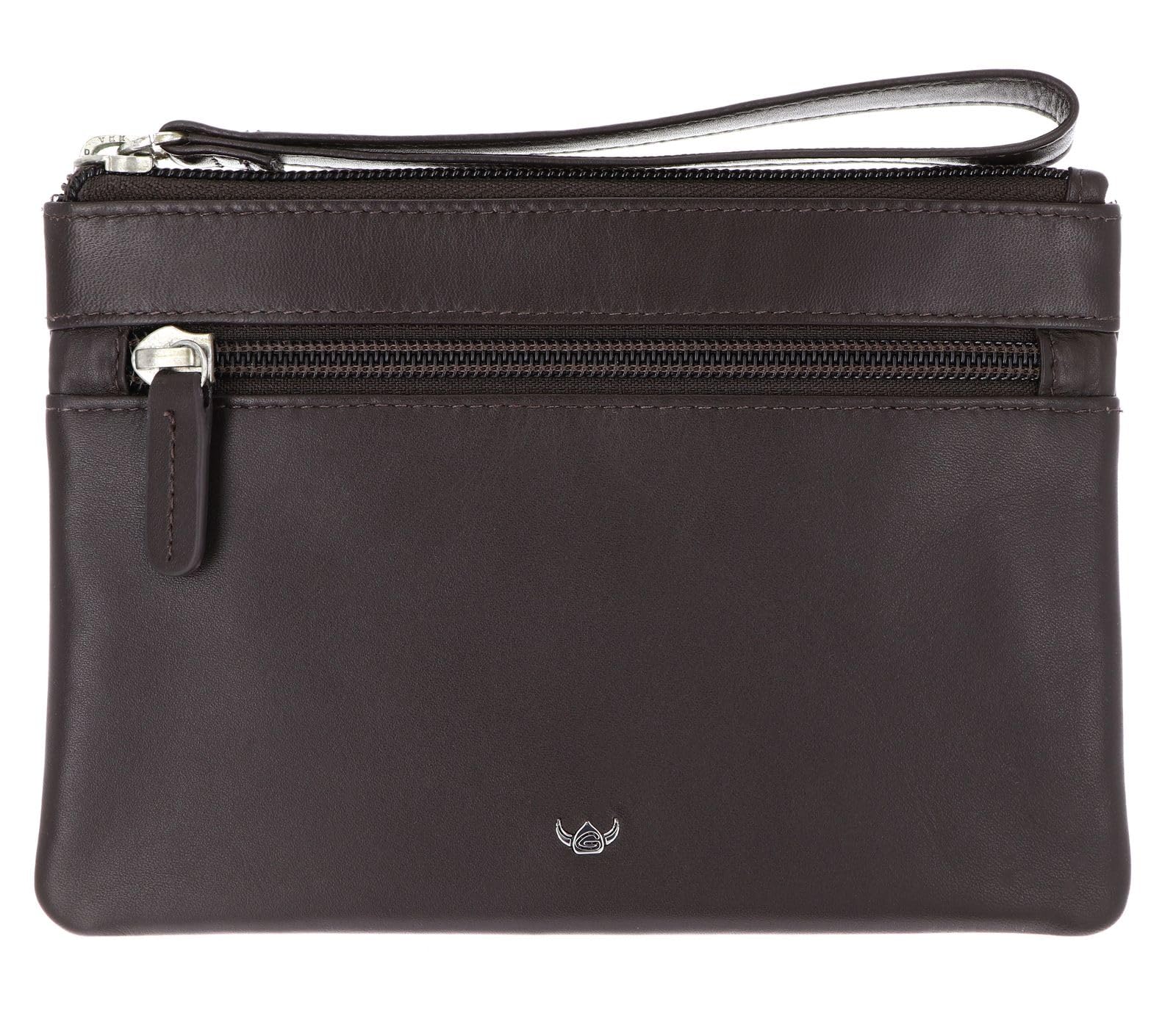 Golden Head Polo 4075 Handytasche Dunkelbraun RFID Leder