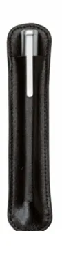 Alumaxx Schreibgeräteetui Leder schwarz 1 Stift