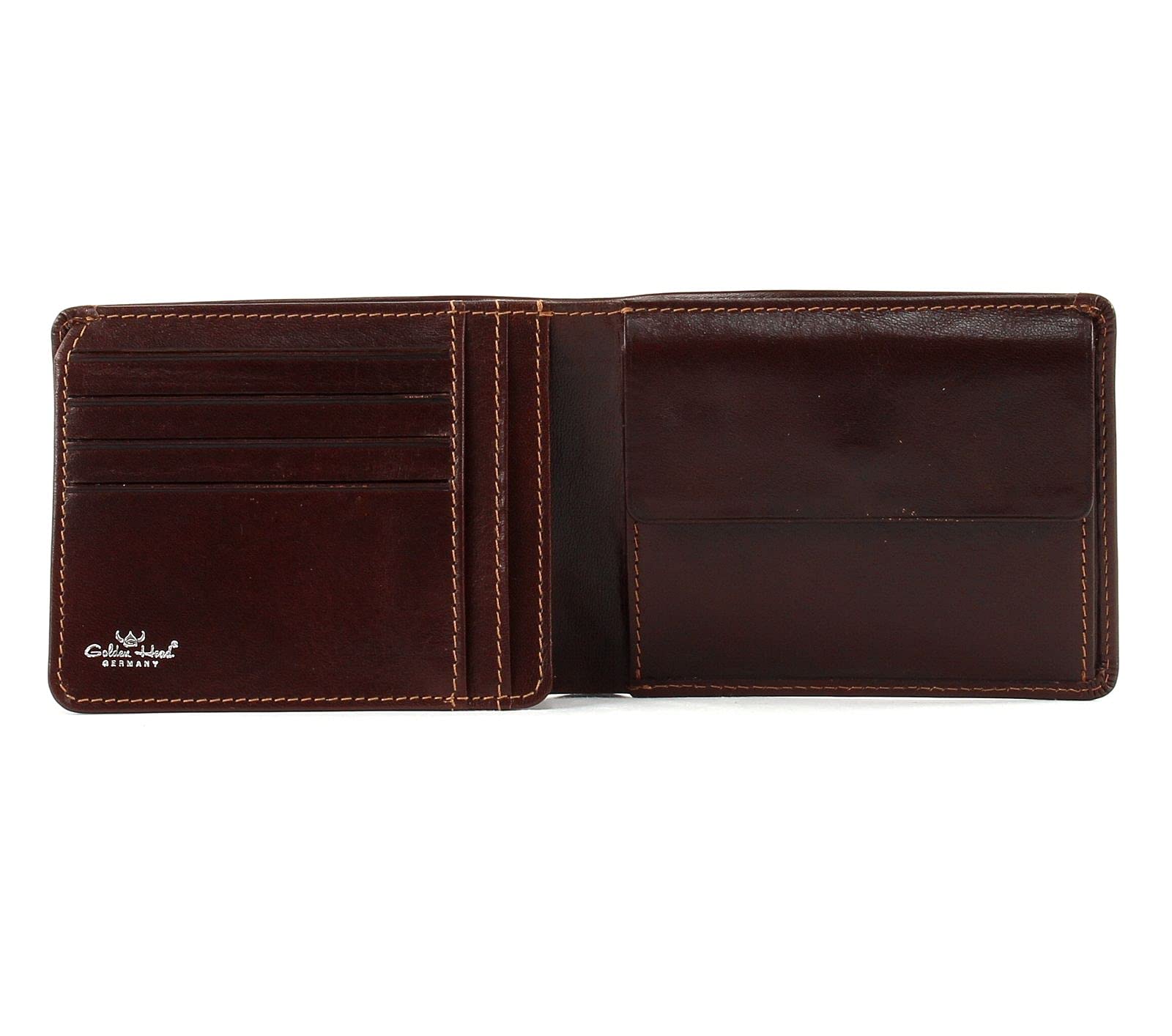Golden Head Colorado Scheintasche Tabacco Leder Münzfach 12,5 cm