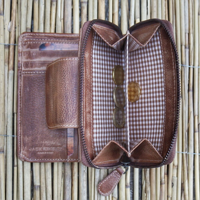 Jack Kinsky Nassau 511 Damenbörse Türkis RFID Leder