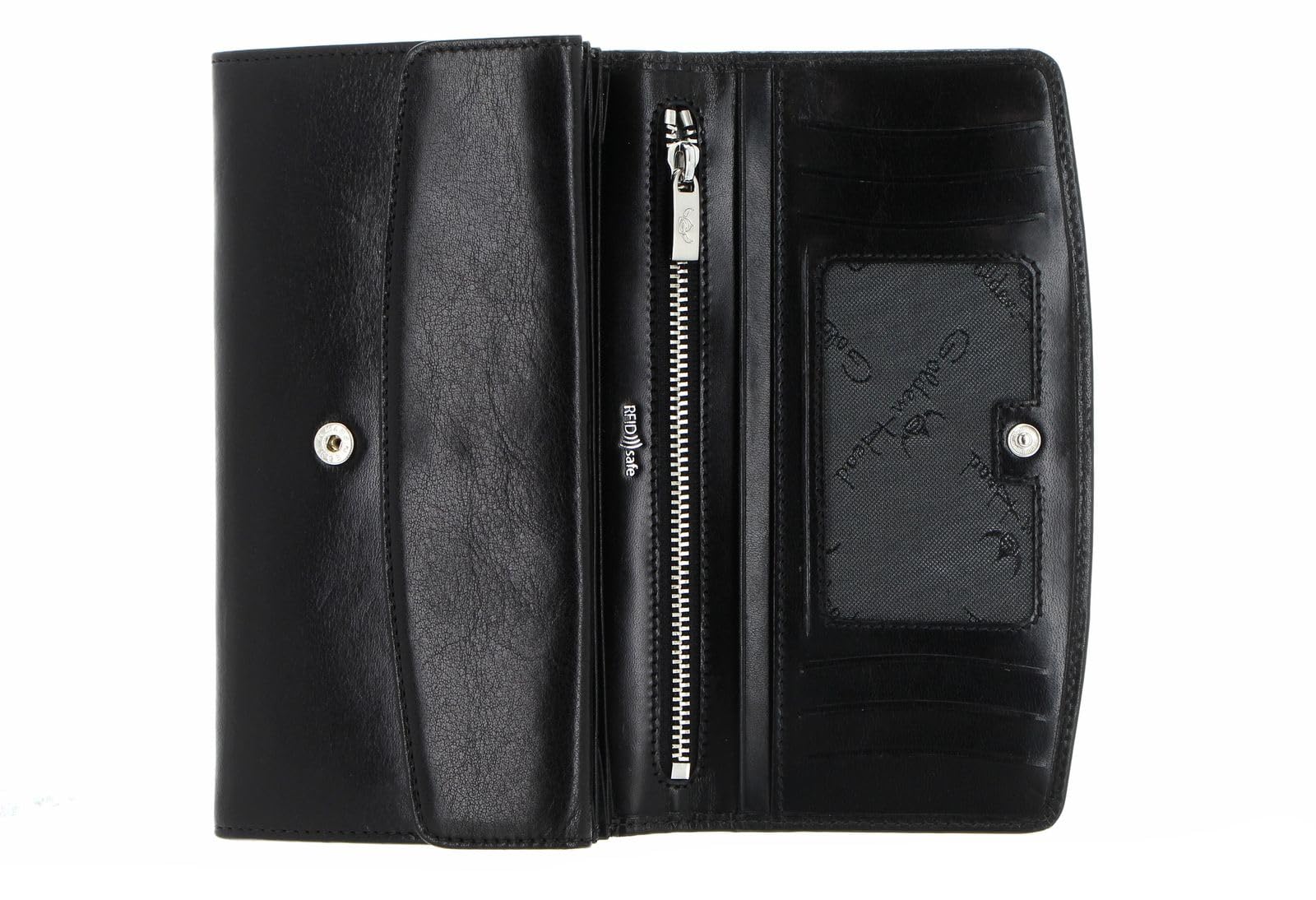 Golden Head Colorado 2823 Damenbörse Schwarz RFID Leder