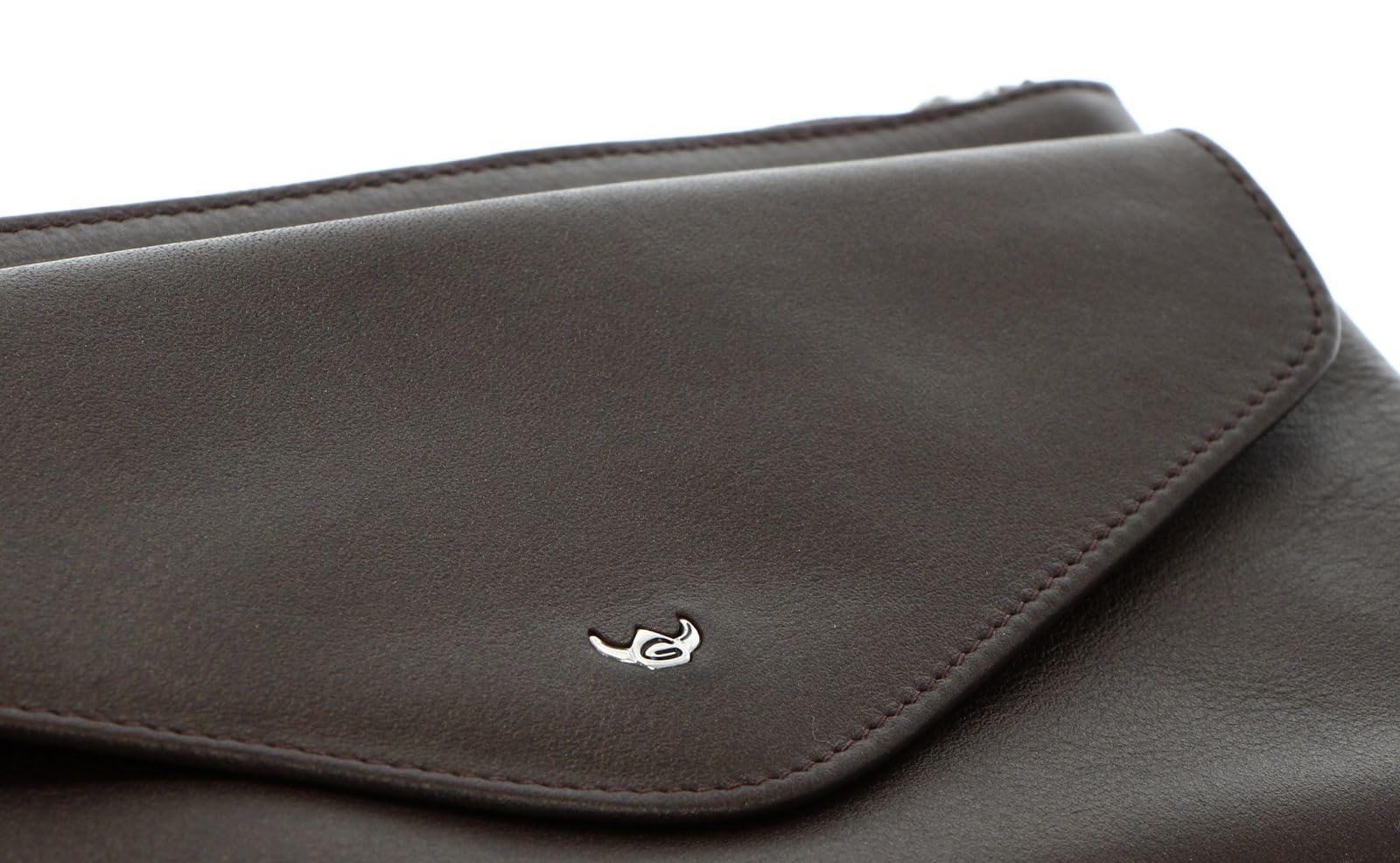 Golden Head Valencia Minibag Clutch Bronze RFID Leder