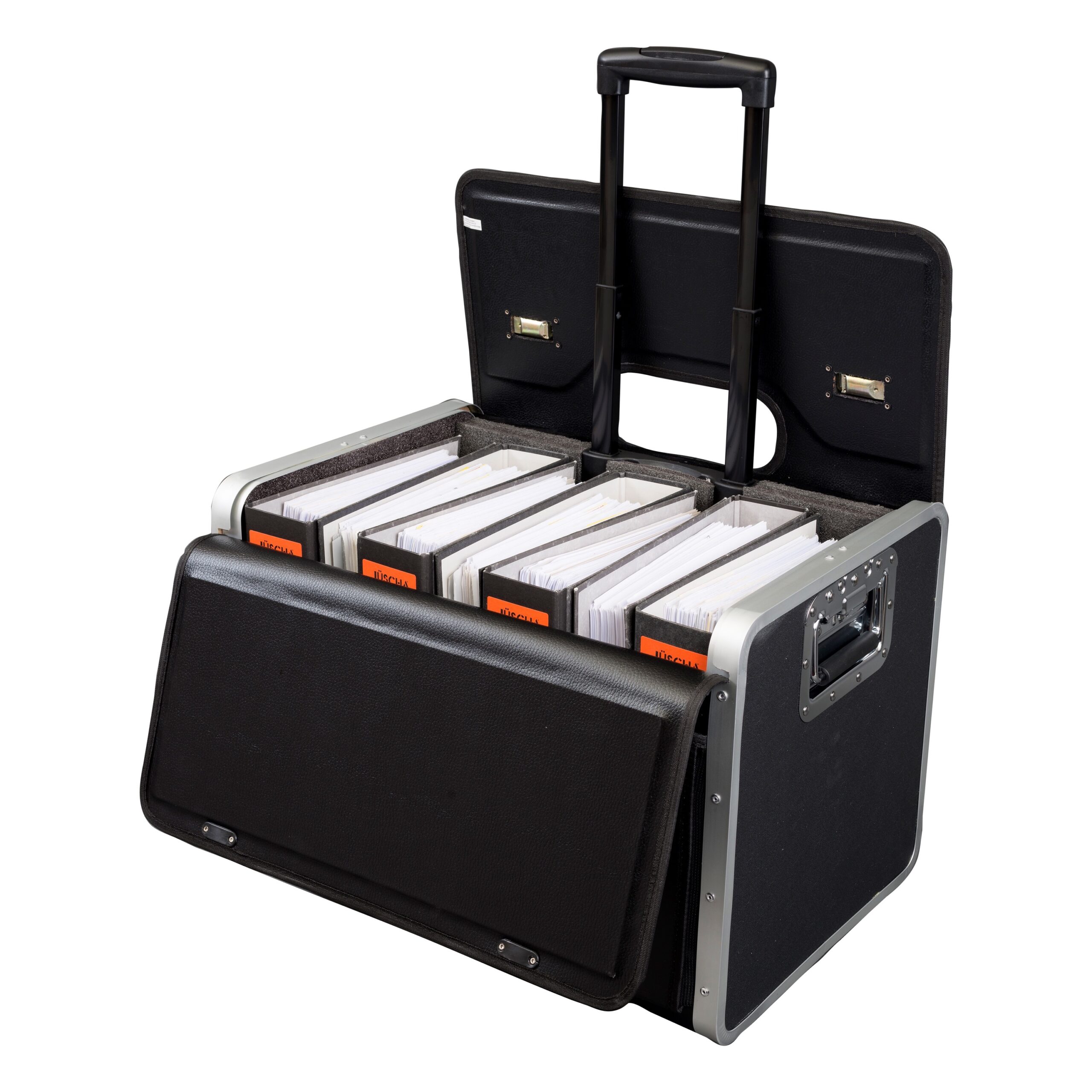 Alumaxx Parma Aktenkoffer schwarz Trolley Zahlenschloss