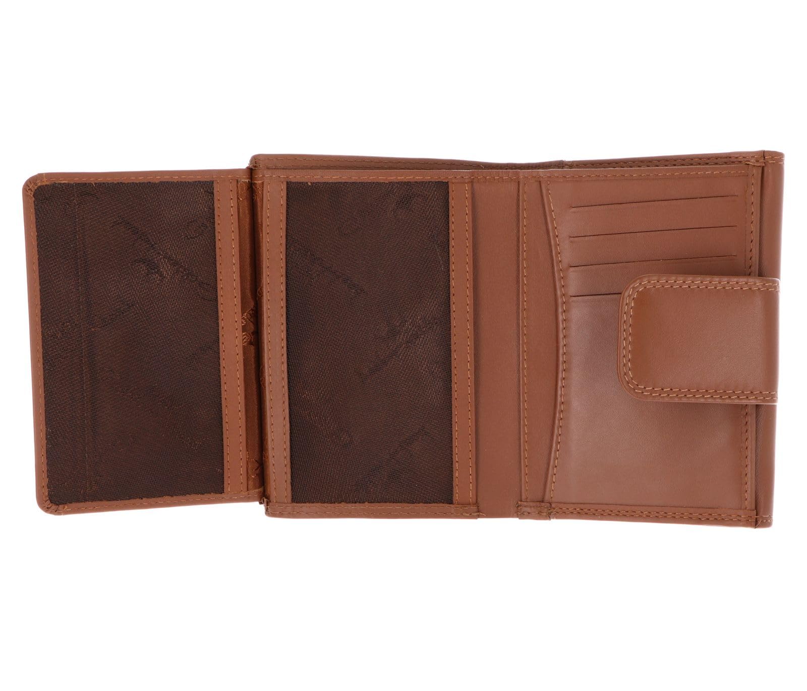 Golden Head Polo 2137 Geldbörse Cognac RFID Rindsleder