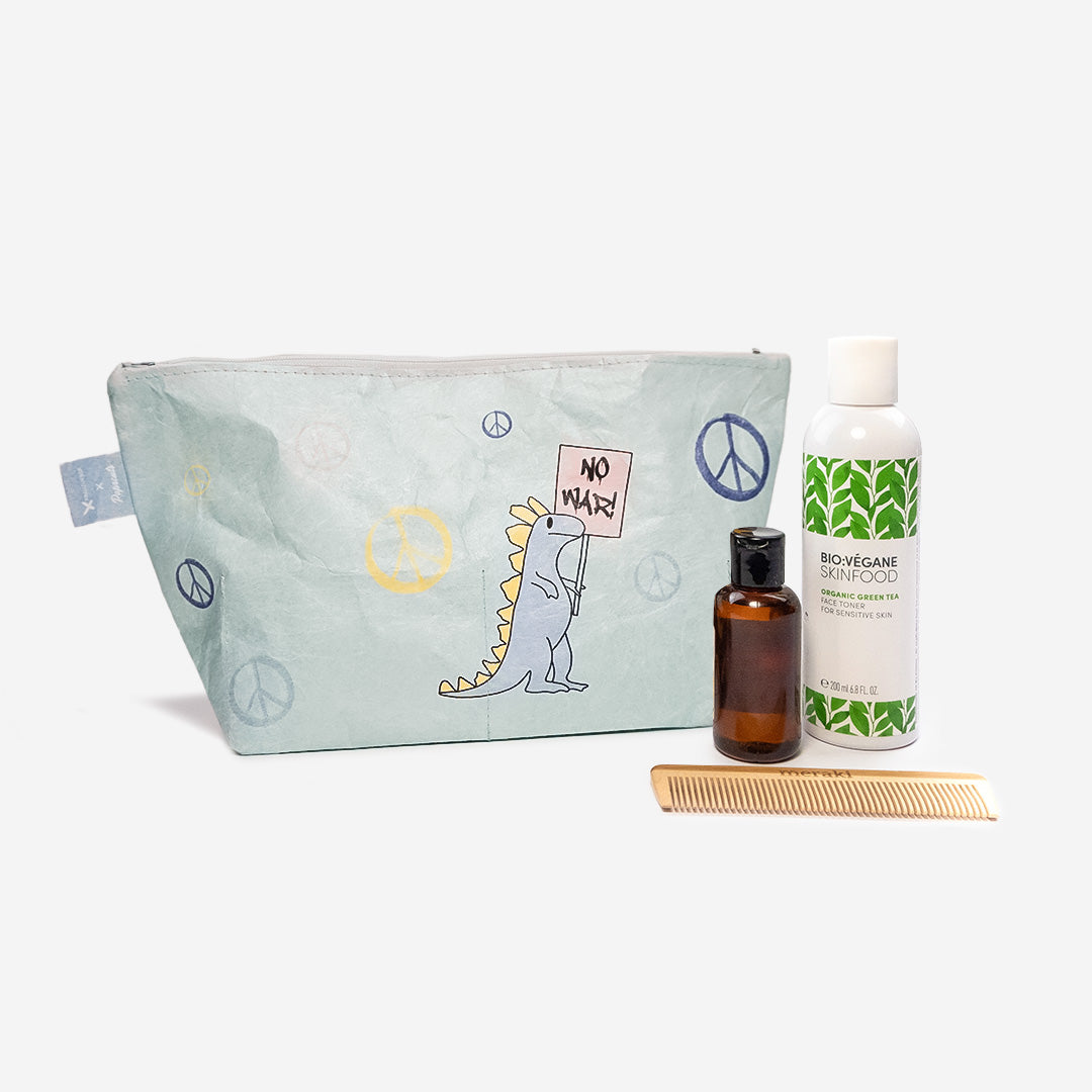Paprcuts Kulturbeutel No War Schwarz Waschtasche