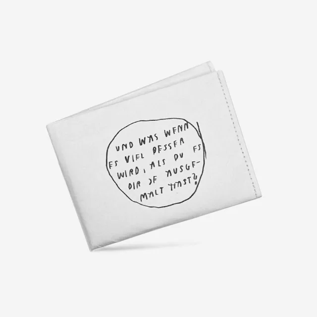 Paprcuts RFID Wallet Viel Besser Portemonnaie Schwarz Tyvek