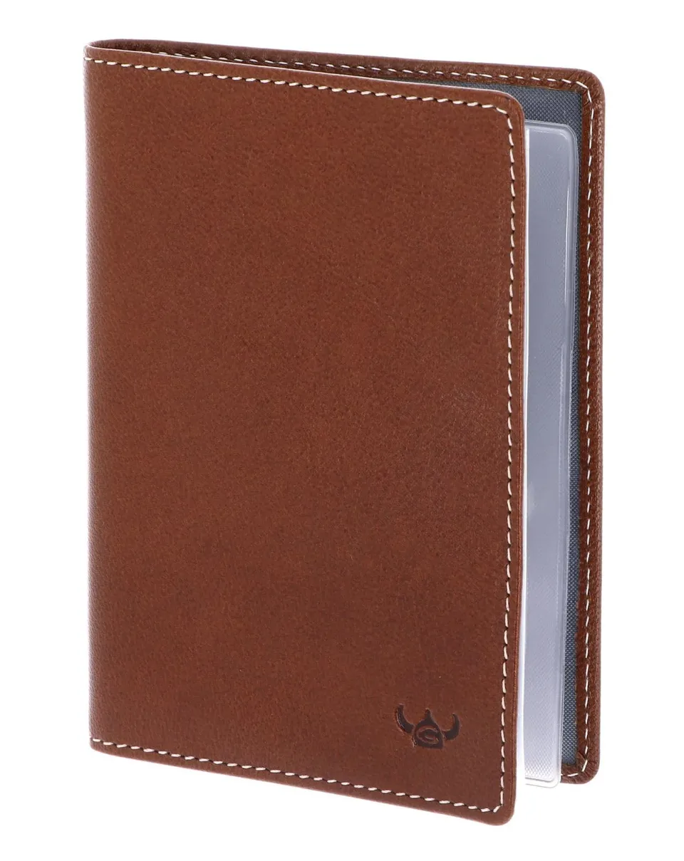 Golden Head Bari 4408 Ausweisetui Cognac Ziegenleder RFID