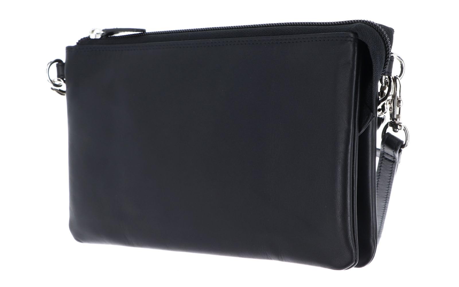 Golden Head Polo 8216 Mini-Tasche Schwarz Rindsleder RFID