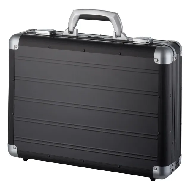 Alumaxx Venture Attaché Laptopkoffer schwarz Zweifachschloss