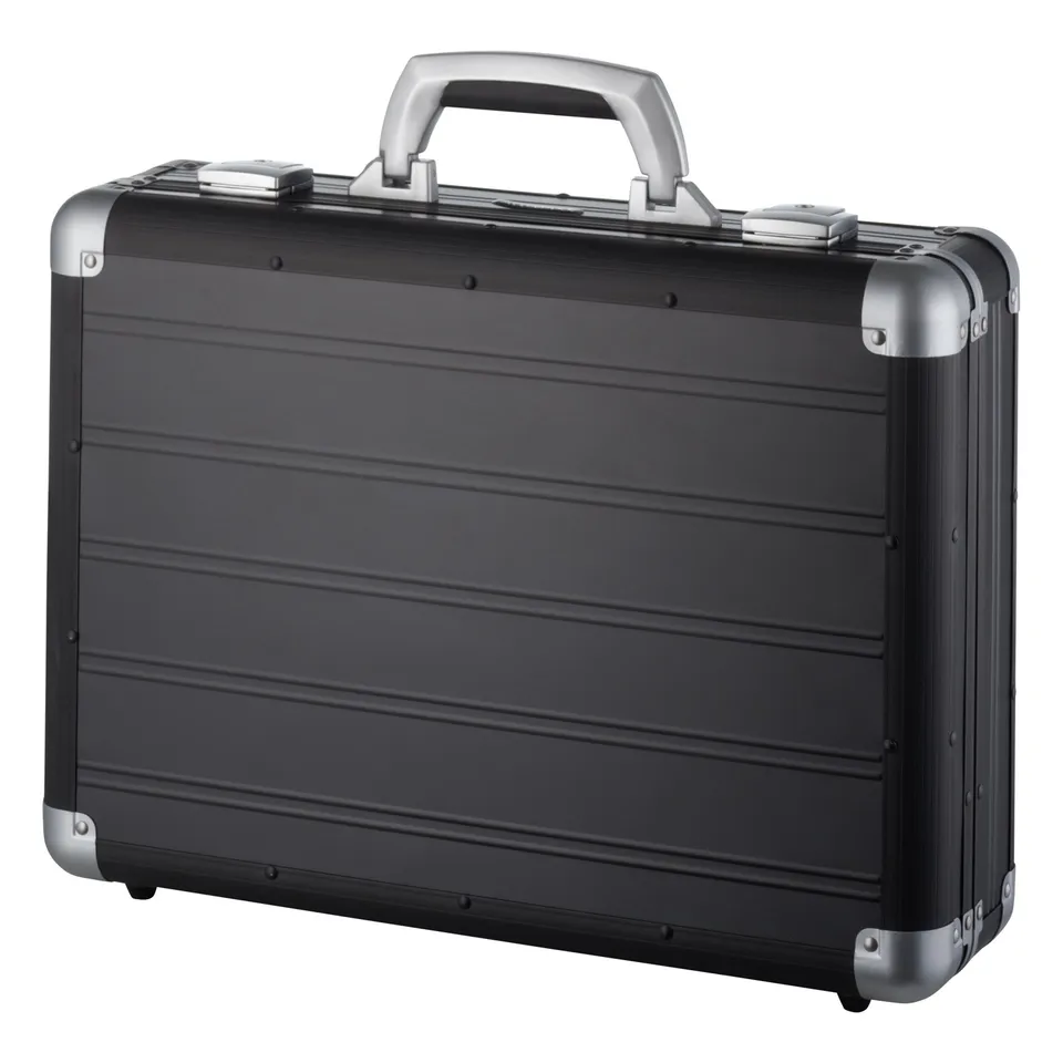 Alumaxx Venture Attaché Laptopkoffer schwarz Zweifachschloss