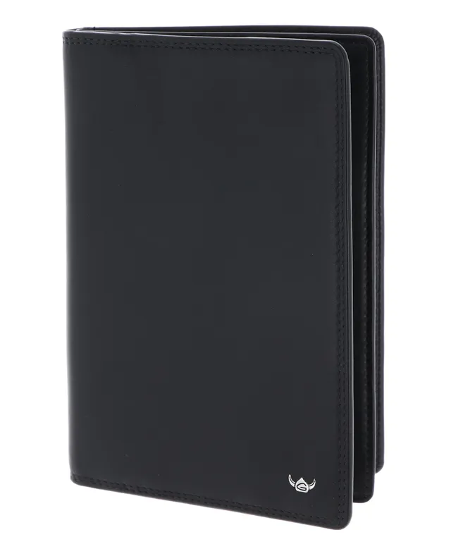 Golden Head Polo 4041 Ausweisetui Schwarz RFID Rindsleder