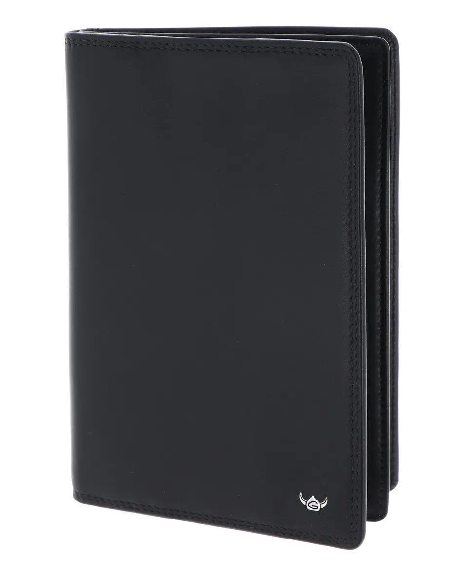 Golden Head Polo 4041 Ausweisetui Schwarz RFID Rindsleder