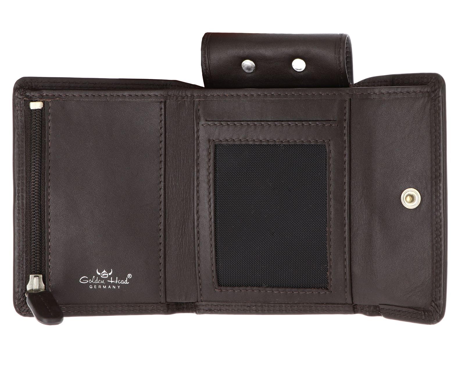 Golden Head Polo Key Case Schlüsseletui Dunkelbraun Leder