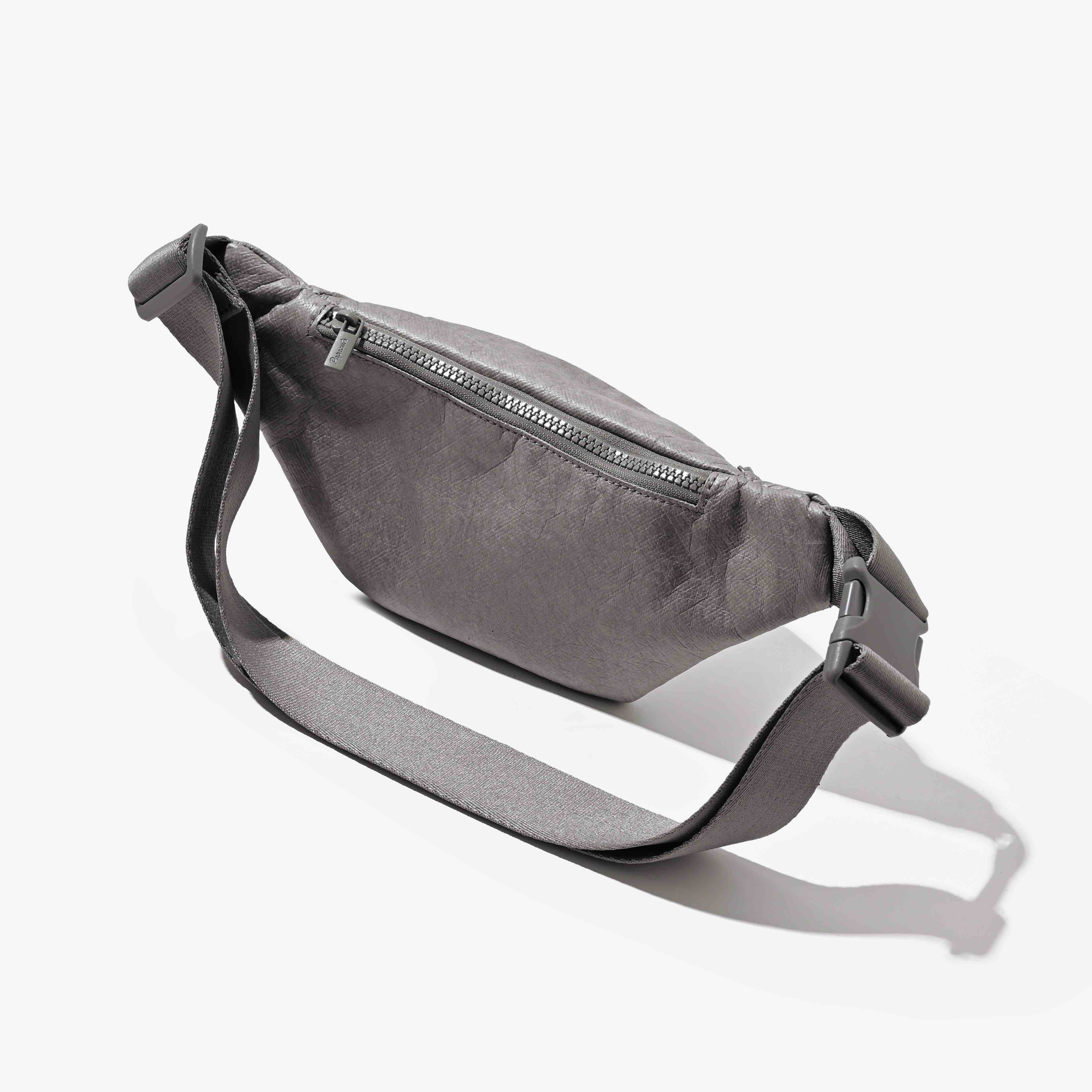 Paprcuts Bauchtasche Just Grey Tyvek 2 Liter wasserabweisend