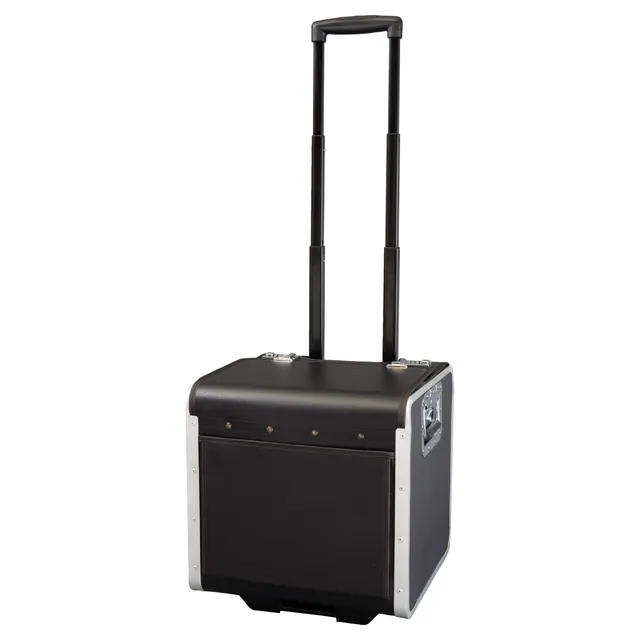 Alumaxx Perugia Aktenkoffer schwarz mit Trolley und Schloss