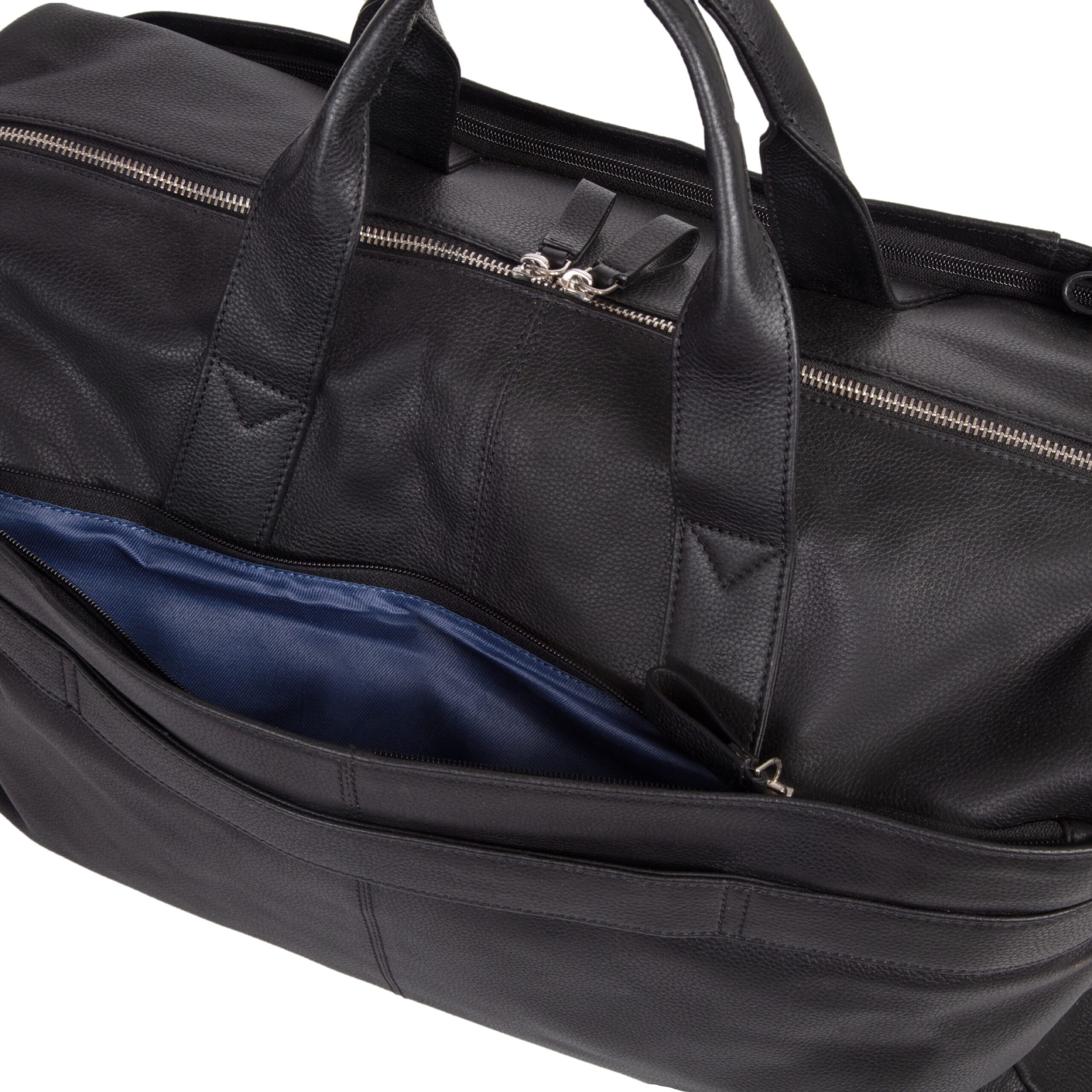 Alumaxx Toro Weekender Reisetasche Schwarz Leder 50 cm