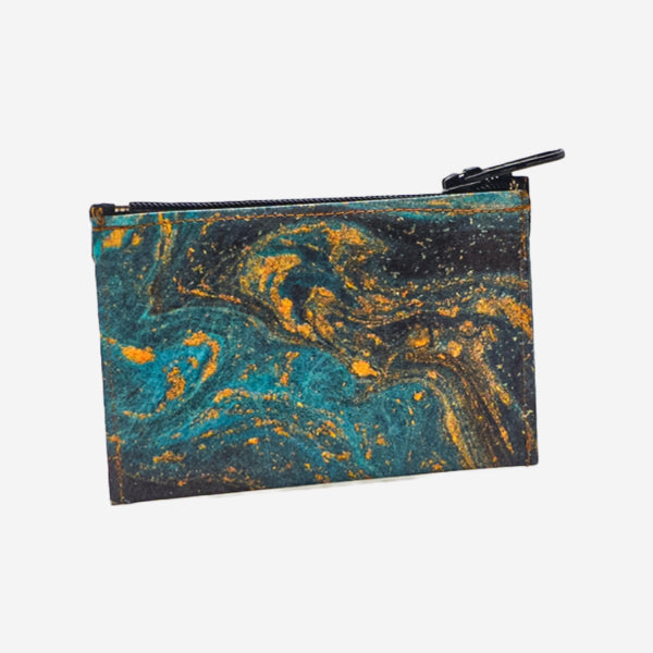 Paprcuts Münzbörse Saphire Marble Münzbeutel RFID vegan