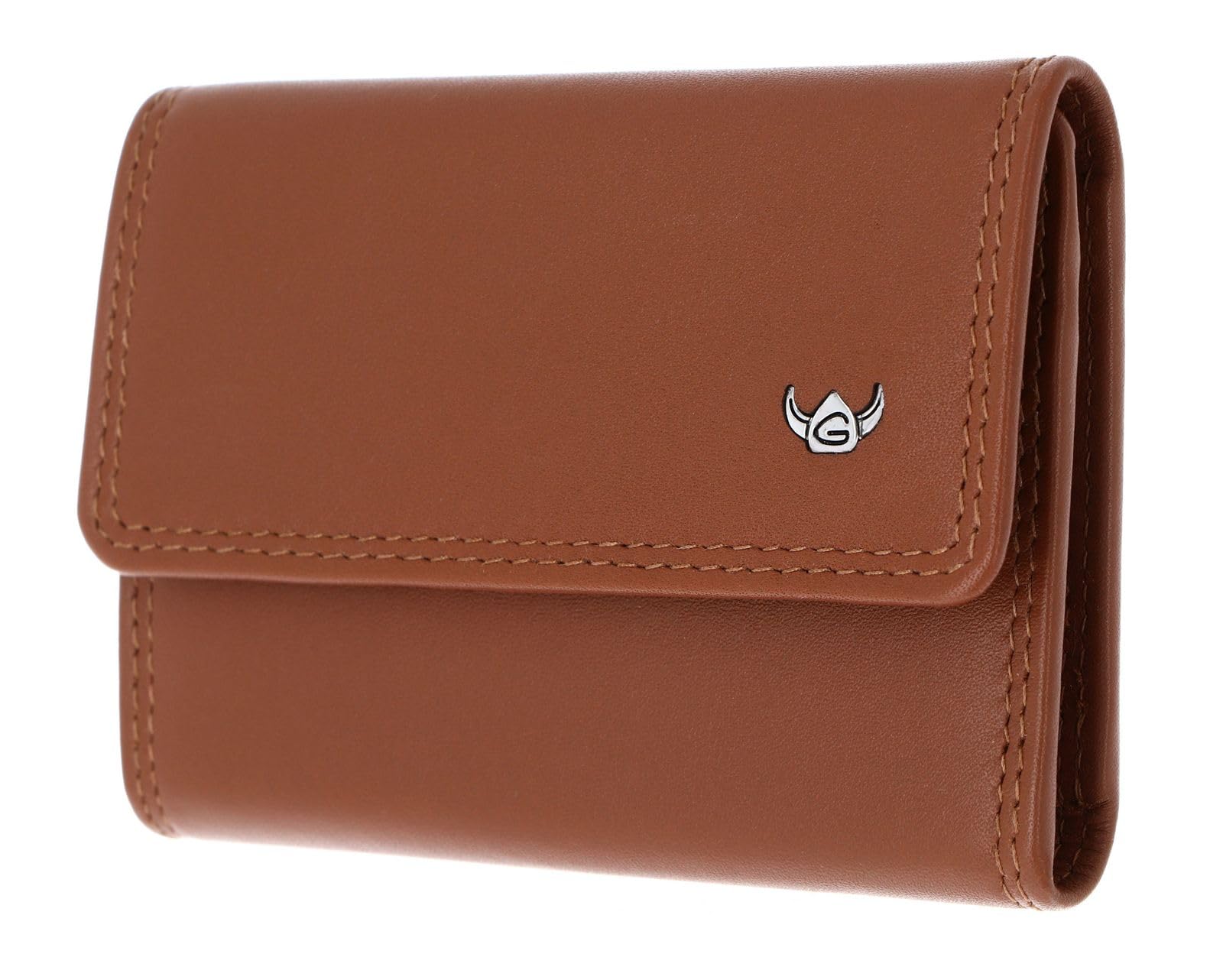 Golden Head Polo Key Case Schlüsseletui Marineblau Rindsleder