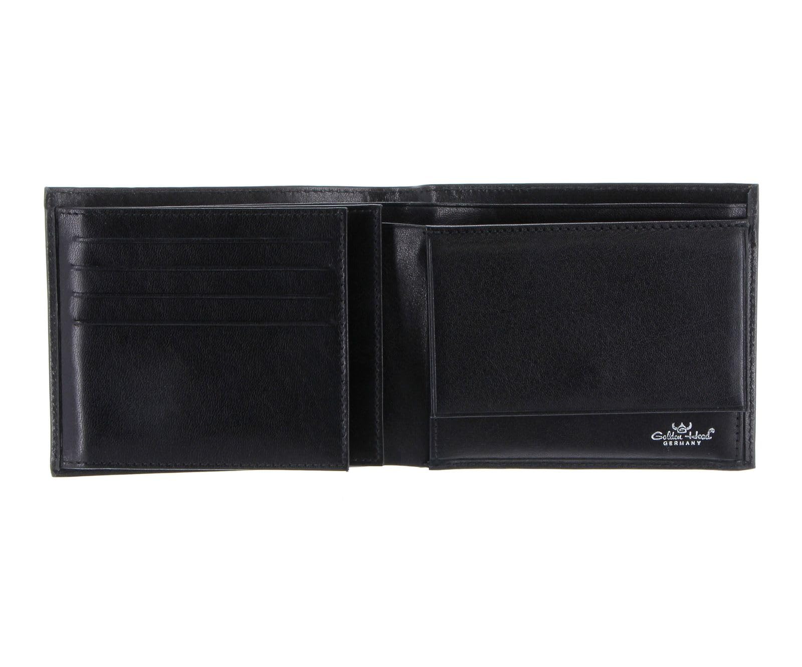 Golden Head Colorado Classic Scheintasche Zwei Klappen Geldbörse schwarz