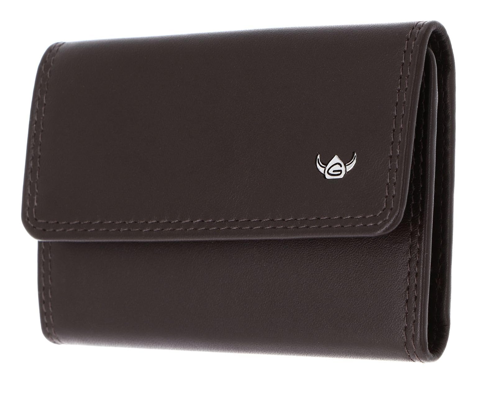 Golden Head Polo Key Case Schlüsseletui Marineblau Rindsleder