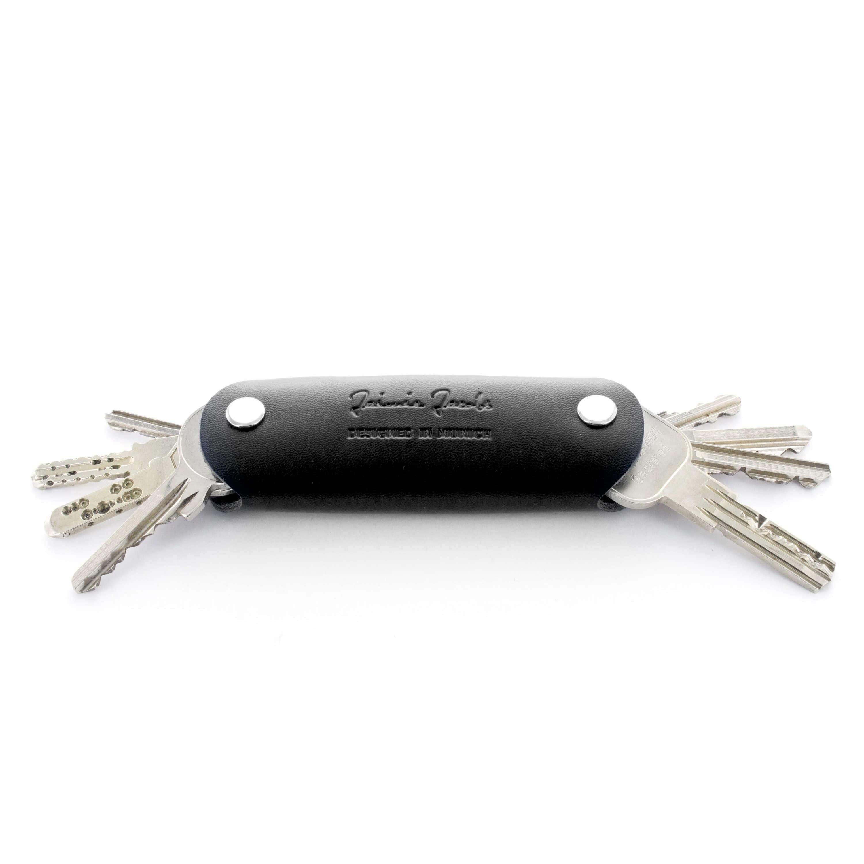 Jaimie Jacobs Key Boy Schlüssel Organizer Leder Black 12 Schl.