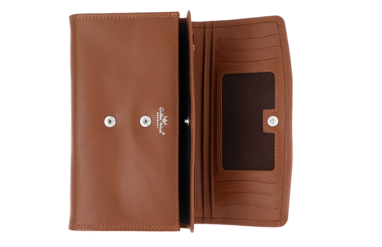 Golden Head Polo 2823 Damenbörse Cognac RFID Leder