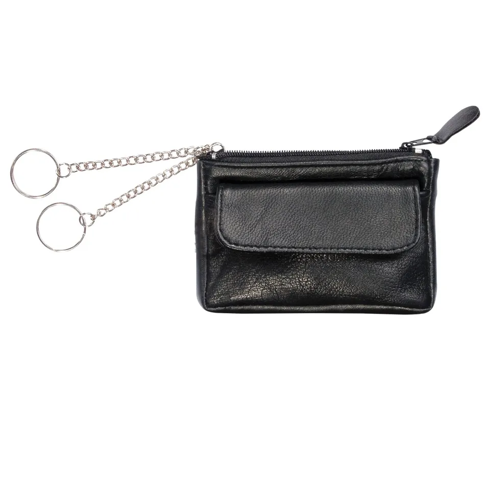 Alumaxx Schlüsseletui Etui Nappaleder Schwarz 11,5 cm