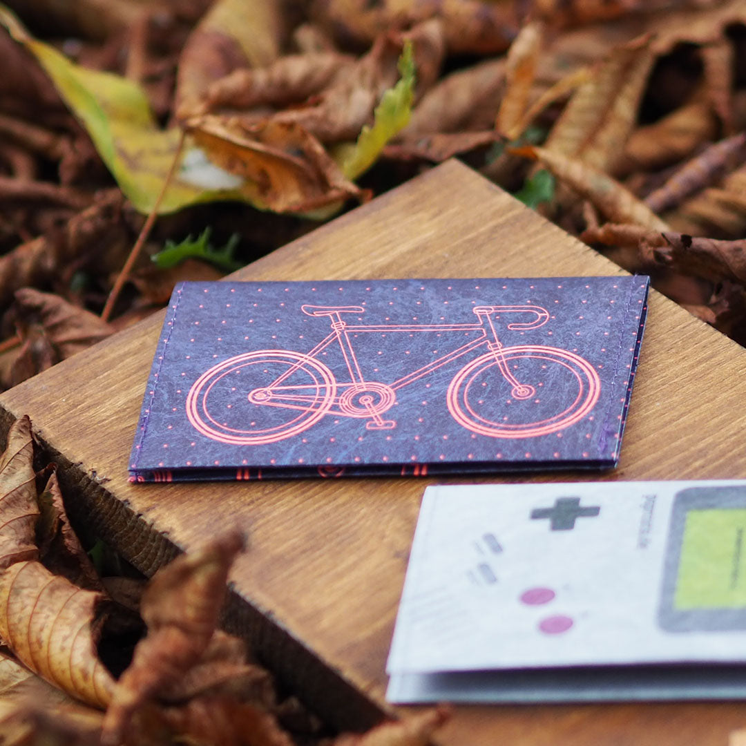 Paprcuts RFID Kartenhalter Bike Kartenetui blau Tyvek vegan