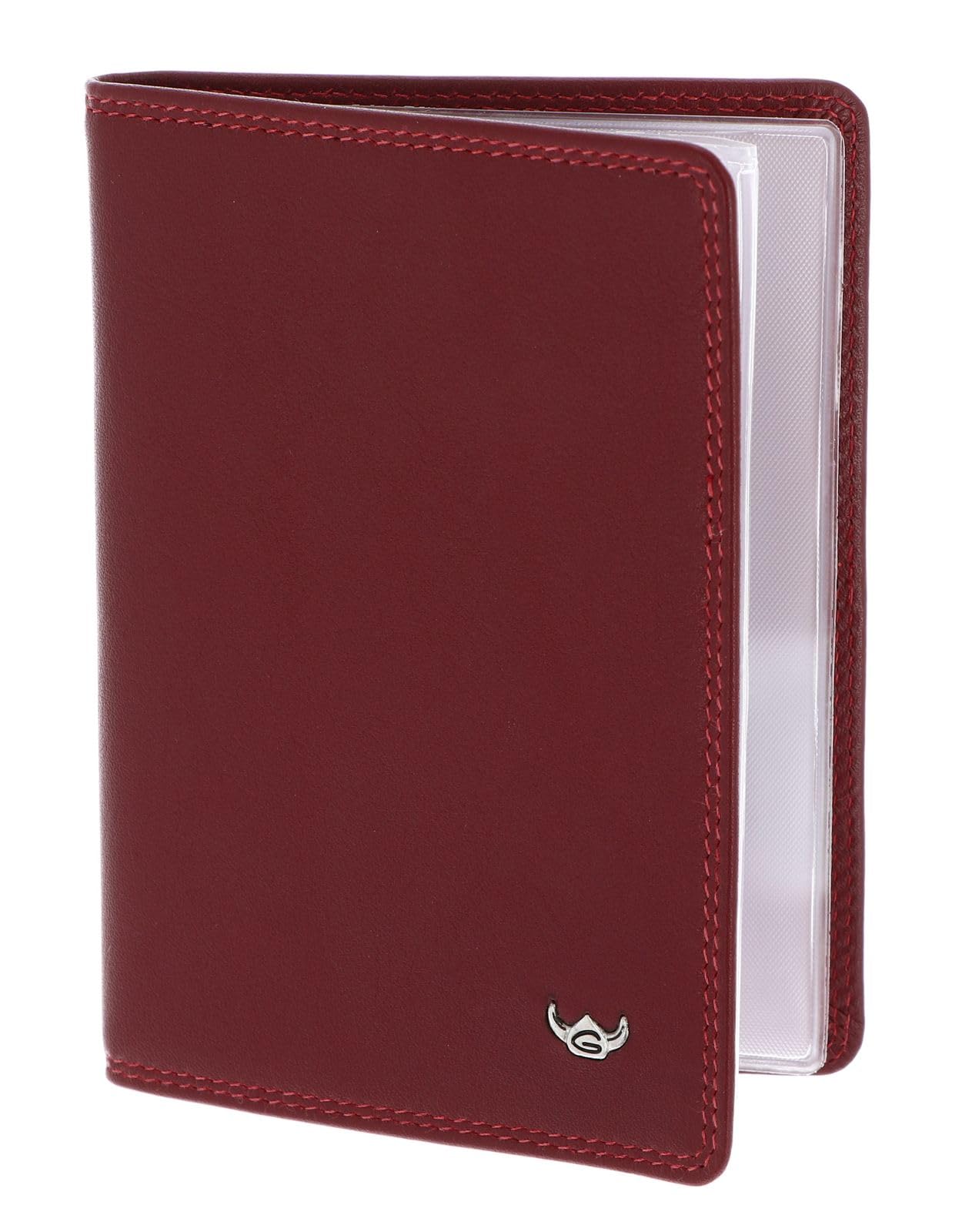 Golden Head Polo 4488 Ausweisetui Rot Rindsleder RFID