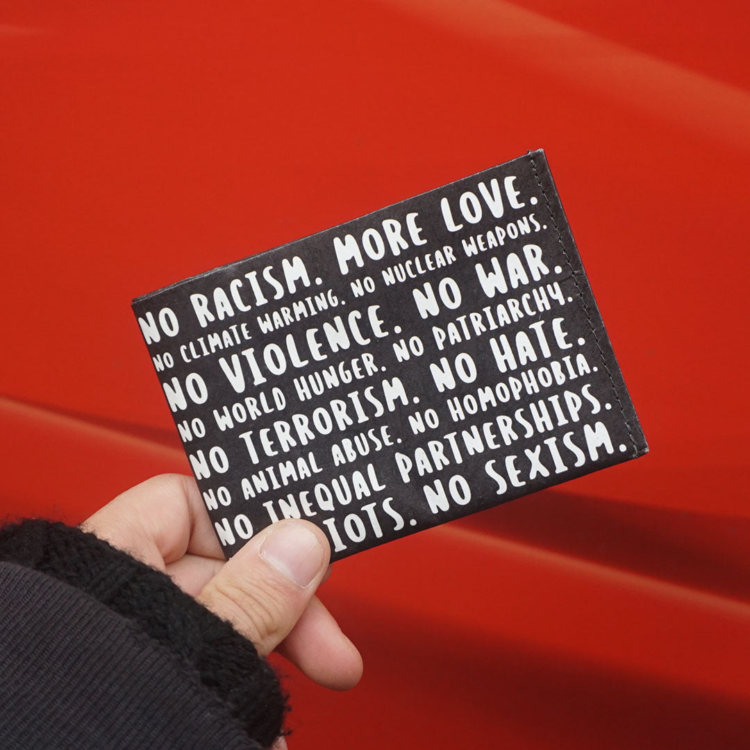 Paprcuts RFID Wallet No means No Portemonnaie Tyvek vegan