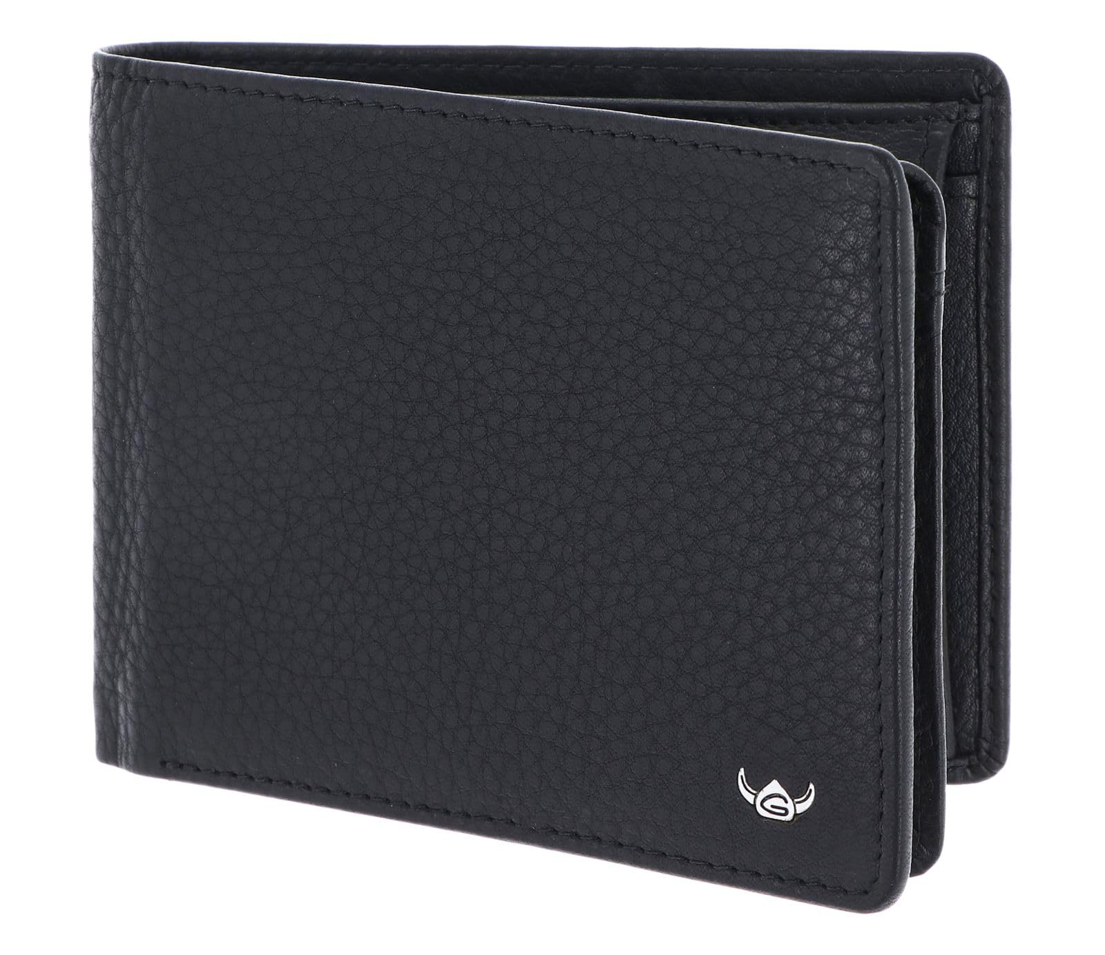 Golden Head Capri 1420 Geldbörse Schwarz RFID Münzfach