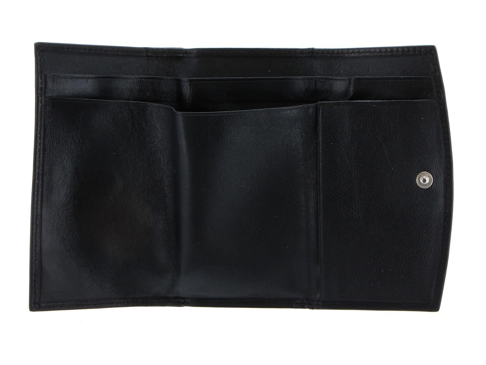 Golden Head Colorado Classic Bügelbörse 12 cm Schwarz Leder