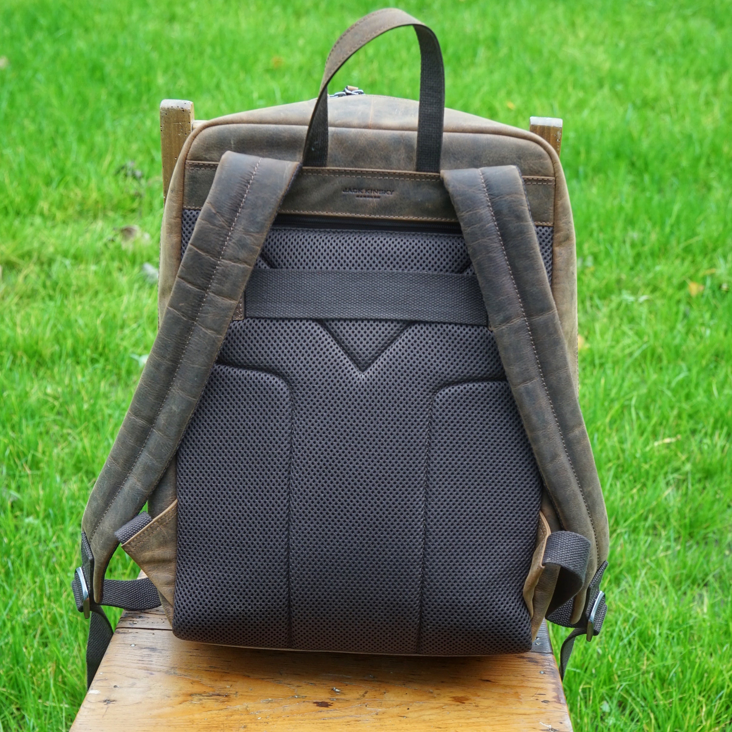 Jack Kinsky Baltimore 31 Rucksack Cognac Hunterleder