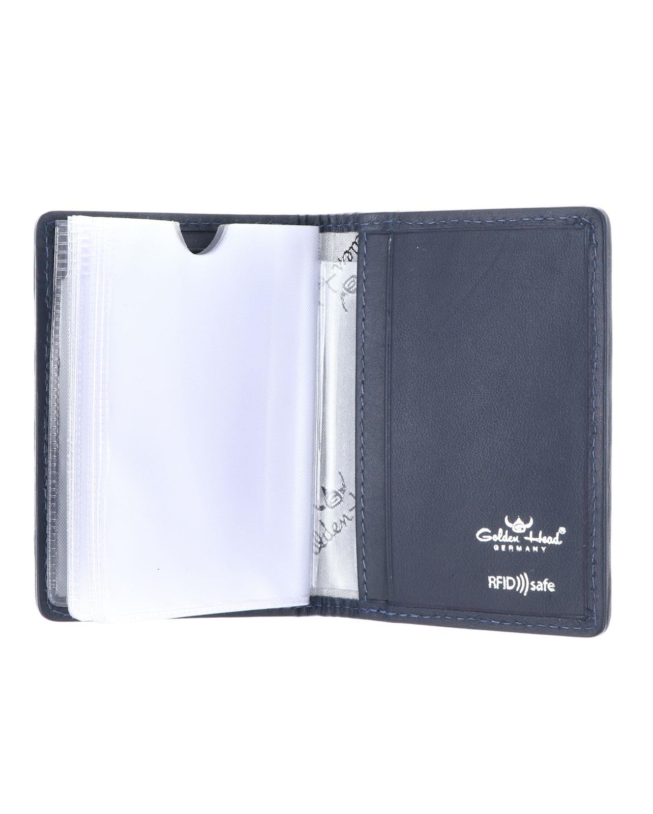 Golden Head Cordoba 4431 Kartenetui Marineblau RFID Leder