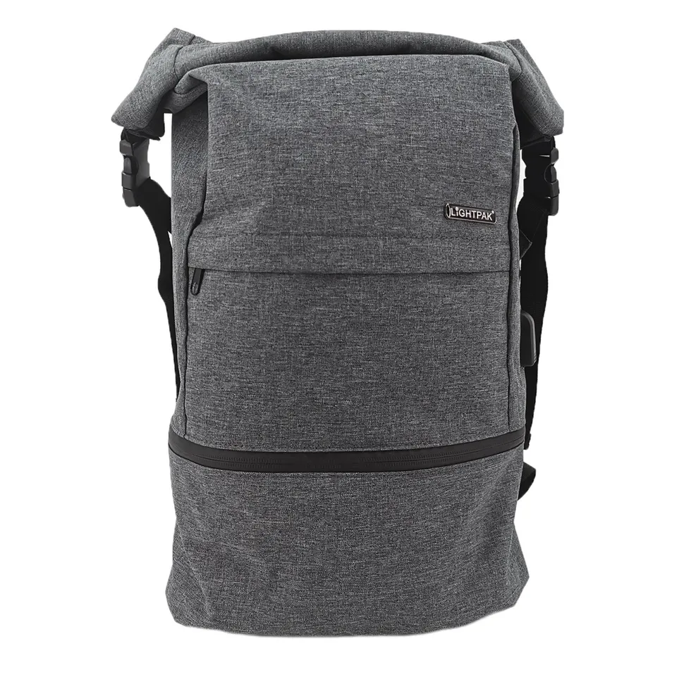 Alumaxx Rucksack Grau Polyester 17 Zoll USB 42 cm