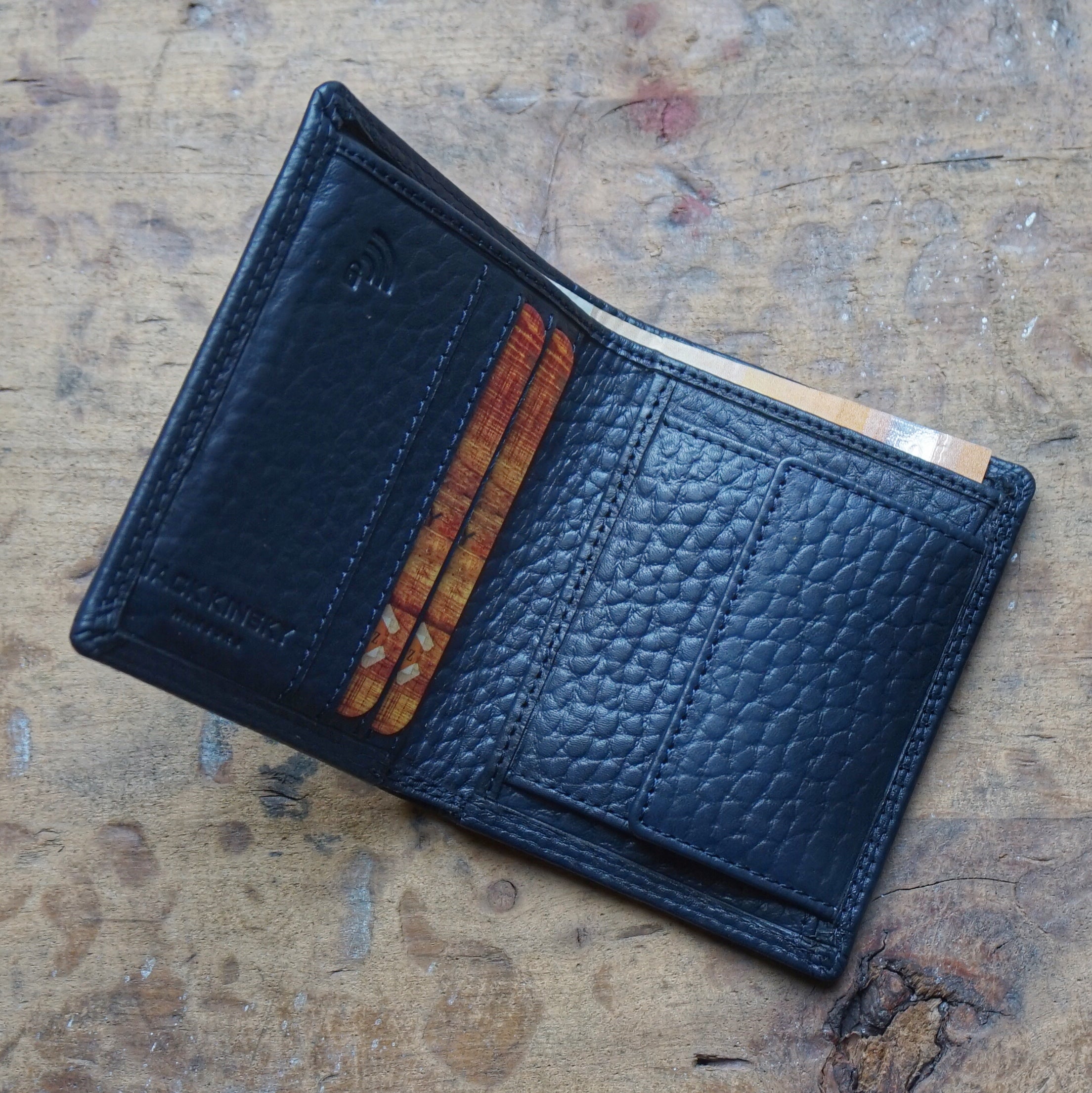 Jack Kinsky Albany 105 Geldbörse Rot Rindleder RFID