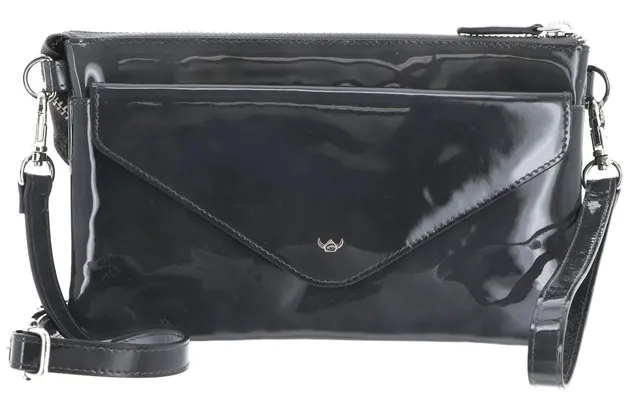 Golden Head Carrara Minibag Clutch Anthrazit RFID Leder