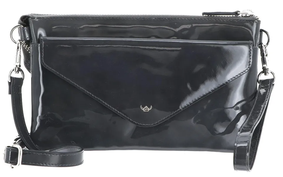Golden Head Carrara Minibag Clutch Anthrazit RFID Leder