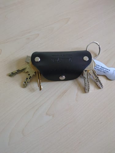 Jaimie Jacobs Key Boy Schlüssel Organizer Leder Black 12 Schl.