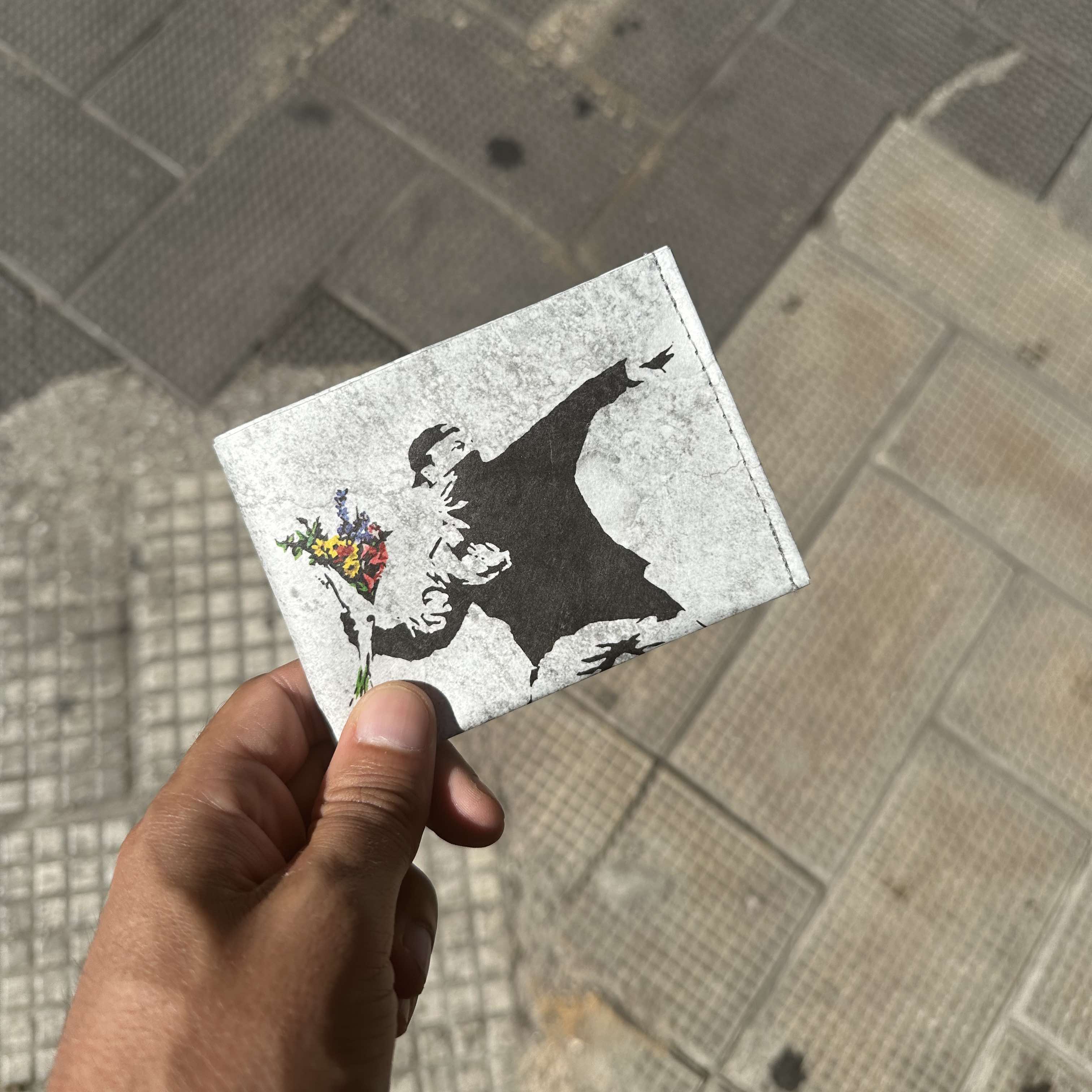 Paprcuts RFID Wallet Flower Thrower Portemonnaie Tyvek vegan