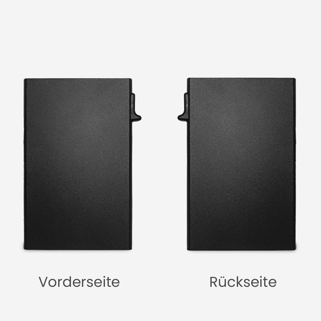 Paprcuts RFID Alu Kartenetui Just Alu Kartenetui schwarz vegan