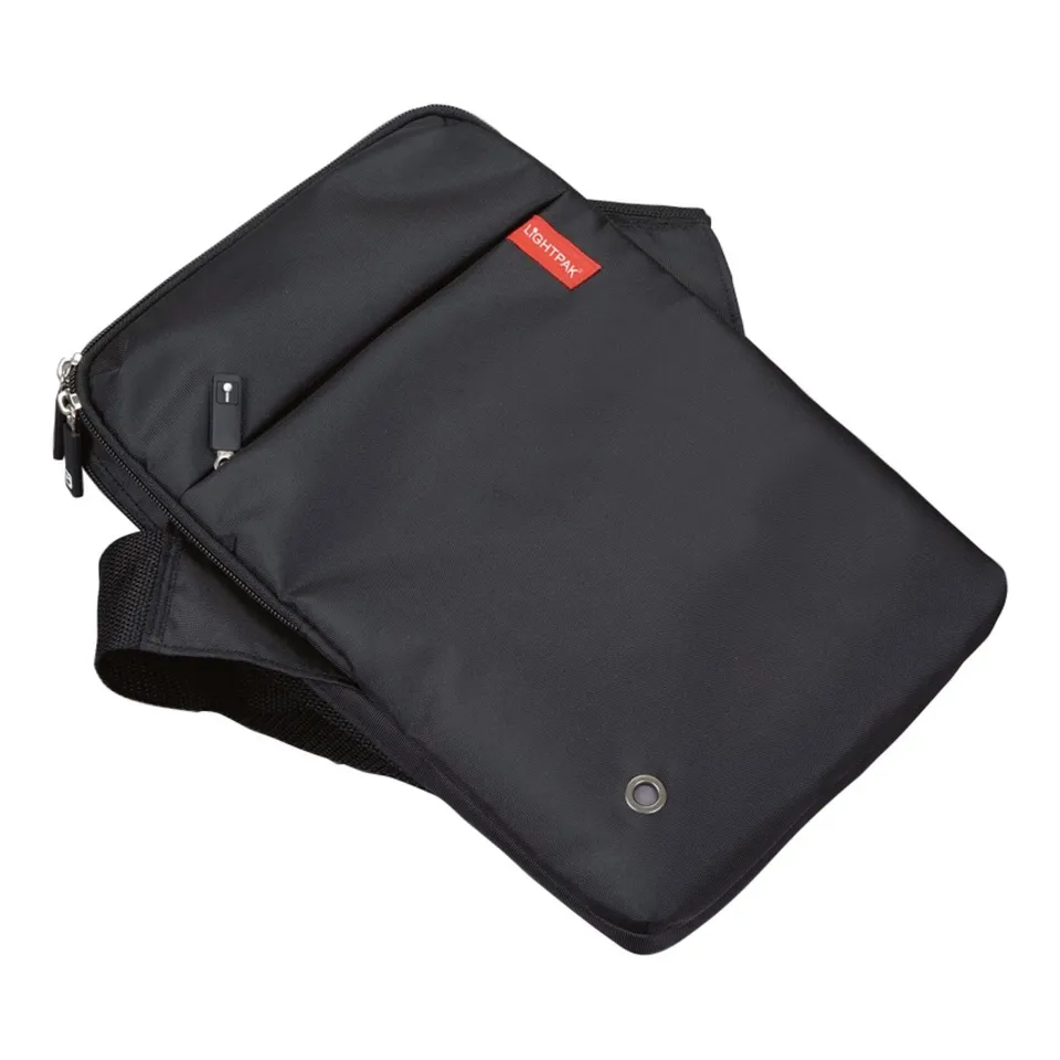 Alumaxx Umhängetaschen Genius Tablet Umhängetasche Schwarz Nylon