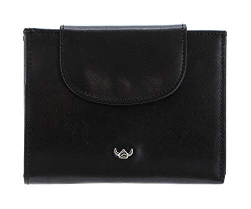 Golden Head Colorado Classic Kombischeintasche 11 cm Schwarz Leder