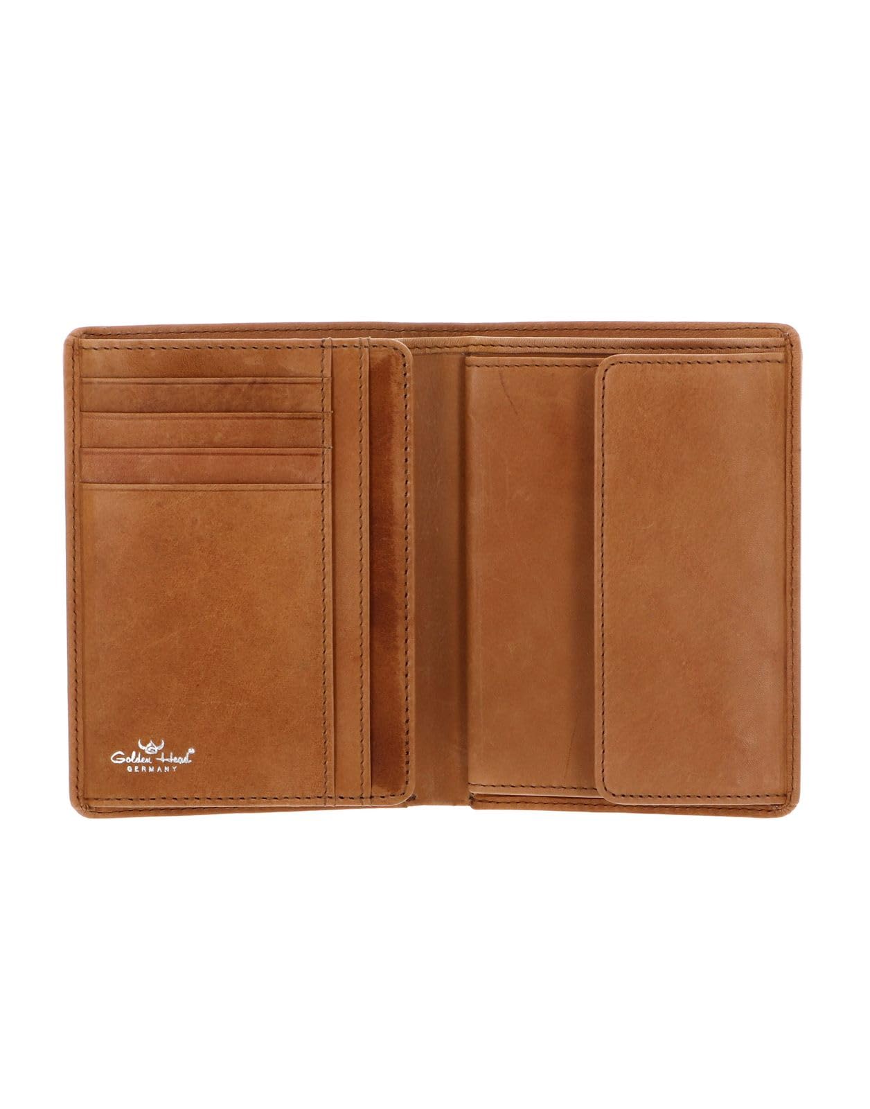 Golden Head Como Kombischeintasche Geldbörse cognac RFID