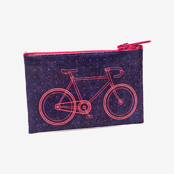 Paprcuts Münzbörse Bike Mini-Portemonnaie lila RFID