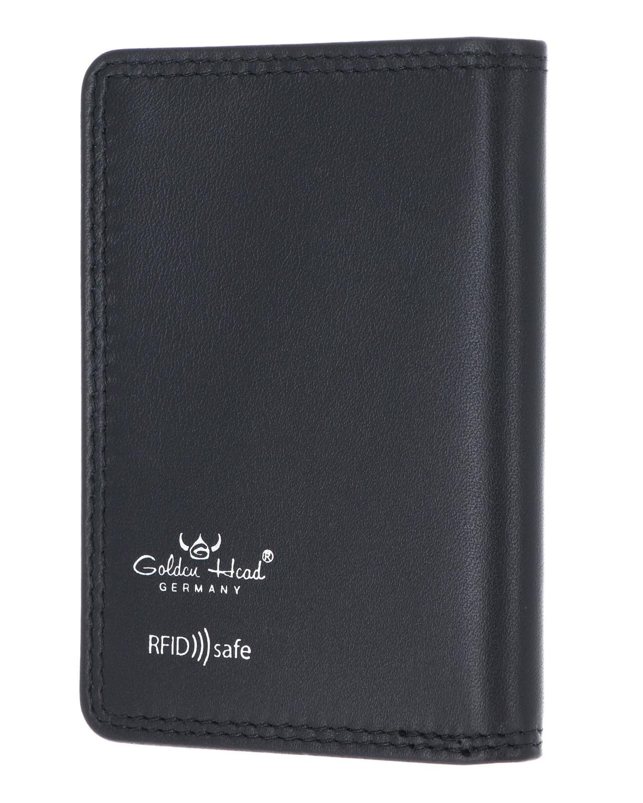 Golden Head Polo 4431 Kartenetui Schwarz RFID Leder