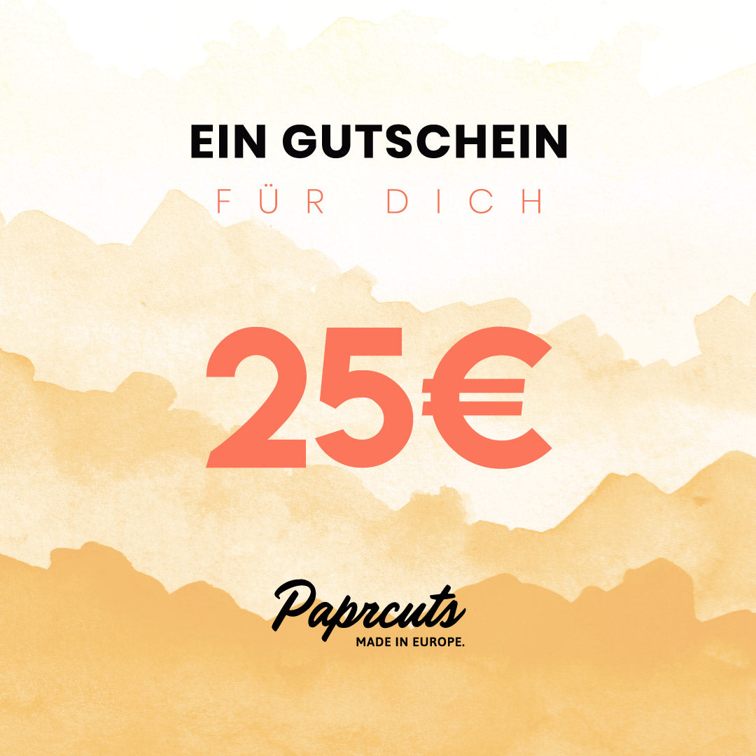 Paprcuts Classic Wallet 25€ E-Gutschein Geschenkgutschein per Mail