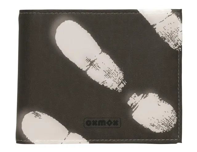 oxmox Touch-It Querscheinbörse Grau Geldbörse Farbwechsel
