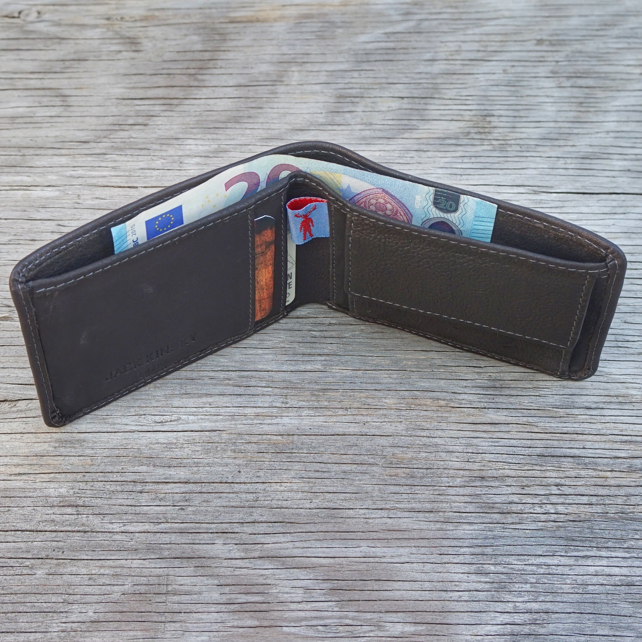 Jack Kinsky Cardiff 104 Minibörse Schwarz RFID