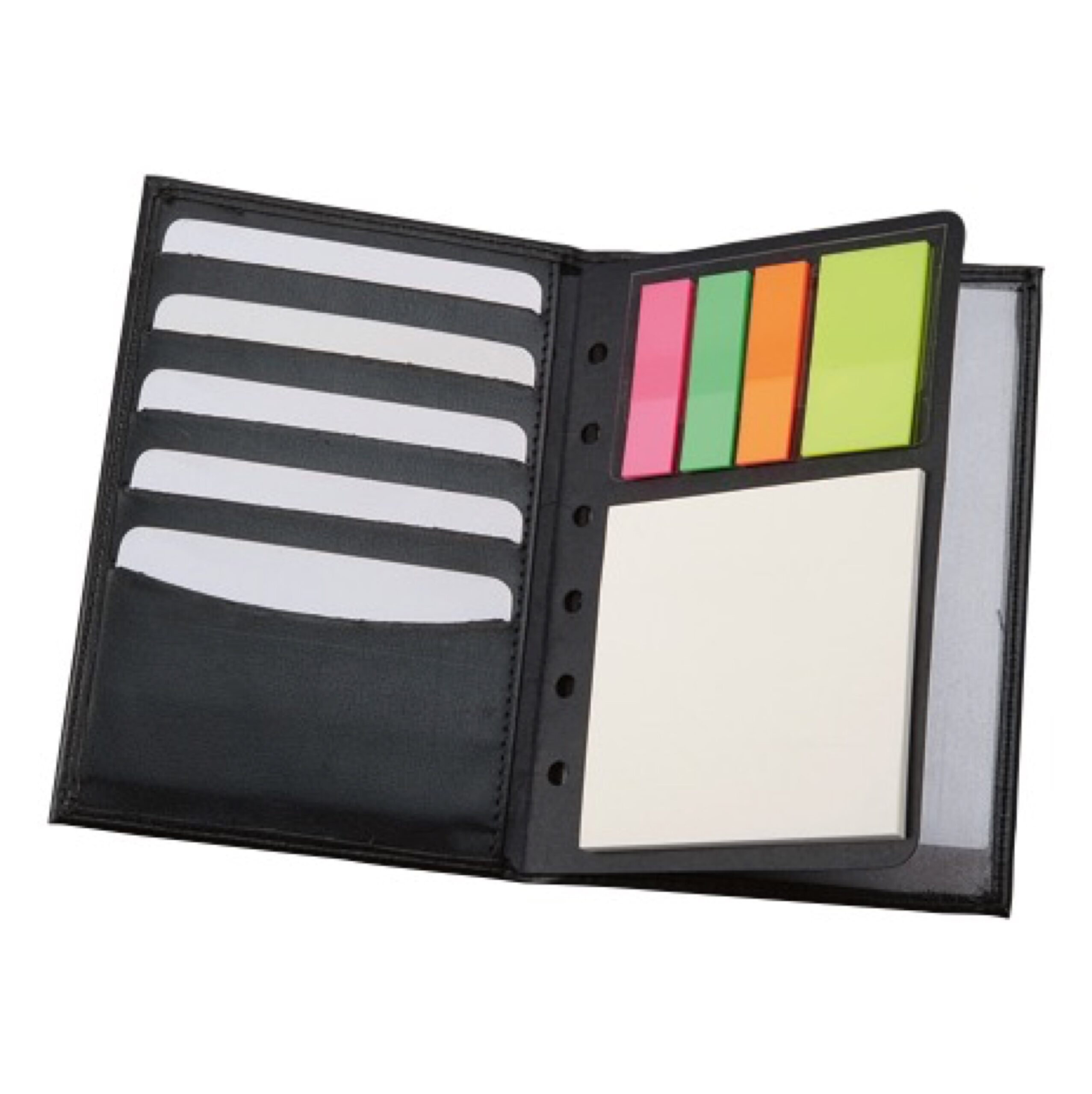 Alumaxx Cesena Orgamappe A4 schwarz Nappaleder Reiverschluss